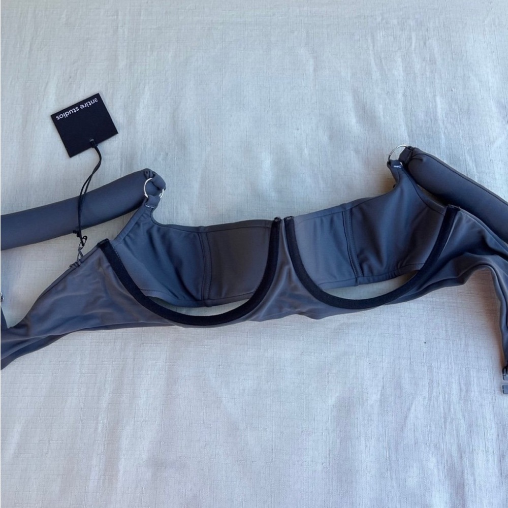 NWT Entire Studios M coal bikini top - Picture 7 of 11